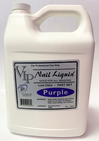 Vip - Purple Nail Liquid Monomer (No MMA) 128oz(gal)