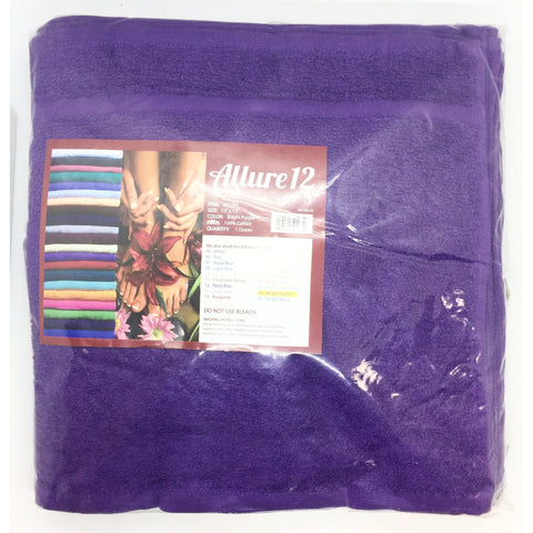 Allure Towels #84 - BRIGHT PURPLE 12″ x 12″(12pc)