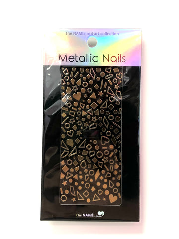 Sylphkiss - Metallic Nail Stickers - Mgold-002