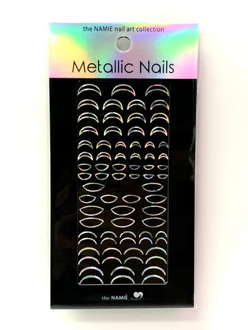Sylphkiss - Metallic Nail Stickers - Msilver-005