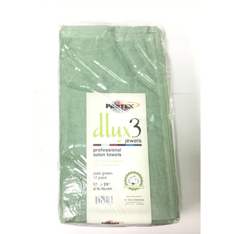 Partex - Salon Towels: Jade Green 16” x 29”(12pc)