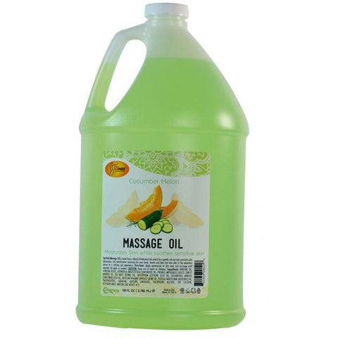 Spa Redi Massage Oil - Cucumber Melon 128oz (Gallon)