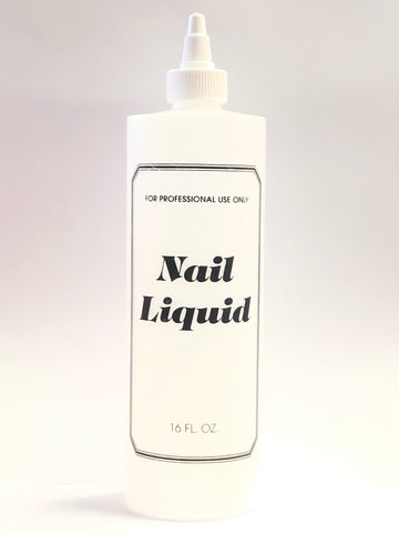 Empty "Nail Liquid" Bottles 16oz