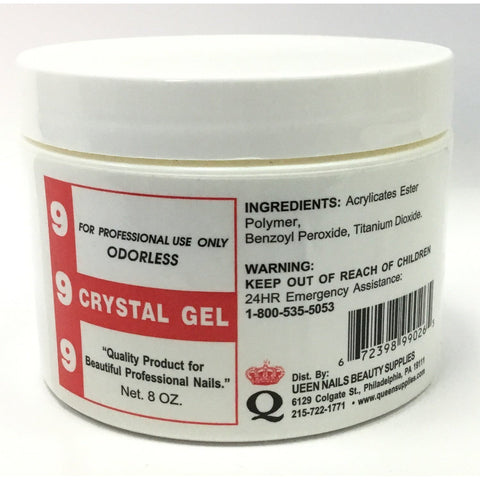 999 Crystal Gel Acrylic Powder 08oz