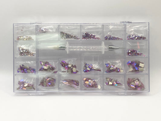 Gel-le - Luxury Rhinestone Kit #10 (Purple)