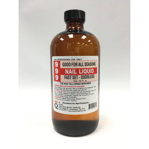 999 - Clear Nail Liquid Monomer (MMA) 016oz