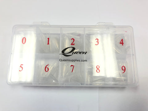 Queen - Clear Stiletto Nail Tips 550pc