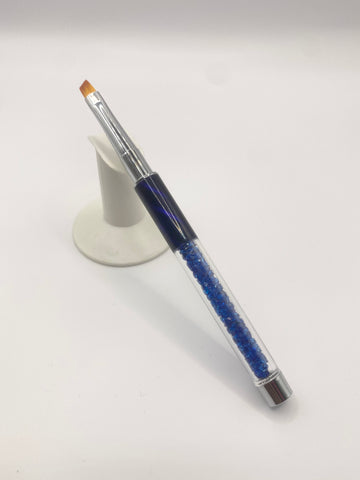 Design Brushes - Crystal Handle (Navy Blue)