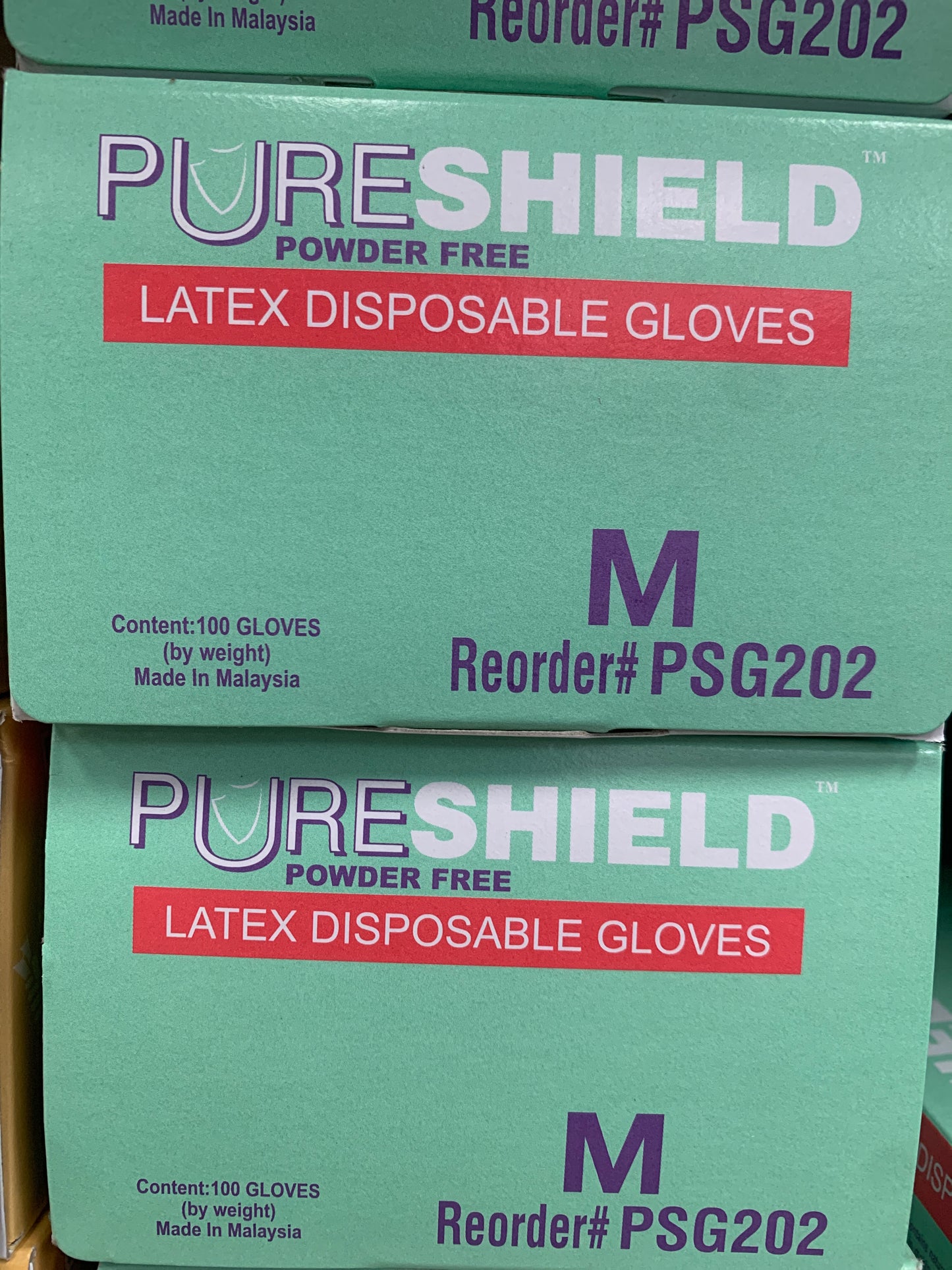 Pureshield Latex Gloves - Medium