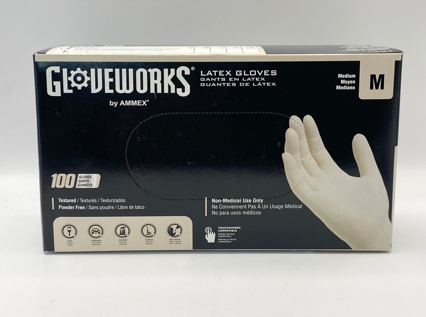Gloveworks Latex Gloves - Medium