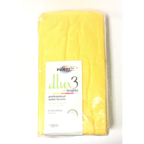 Partex - Salon Towels: Lemon Yellow 16” x 29”(12pc)