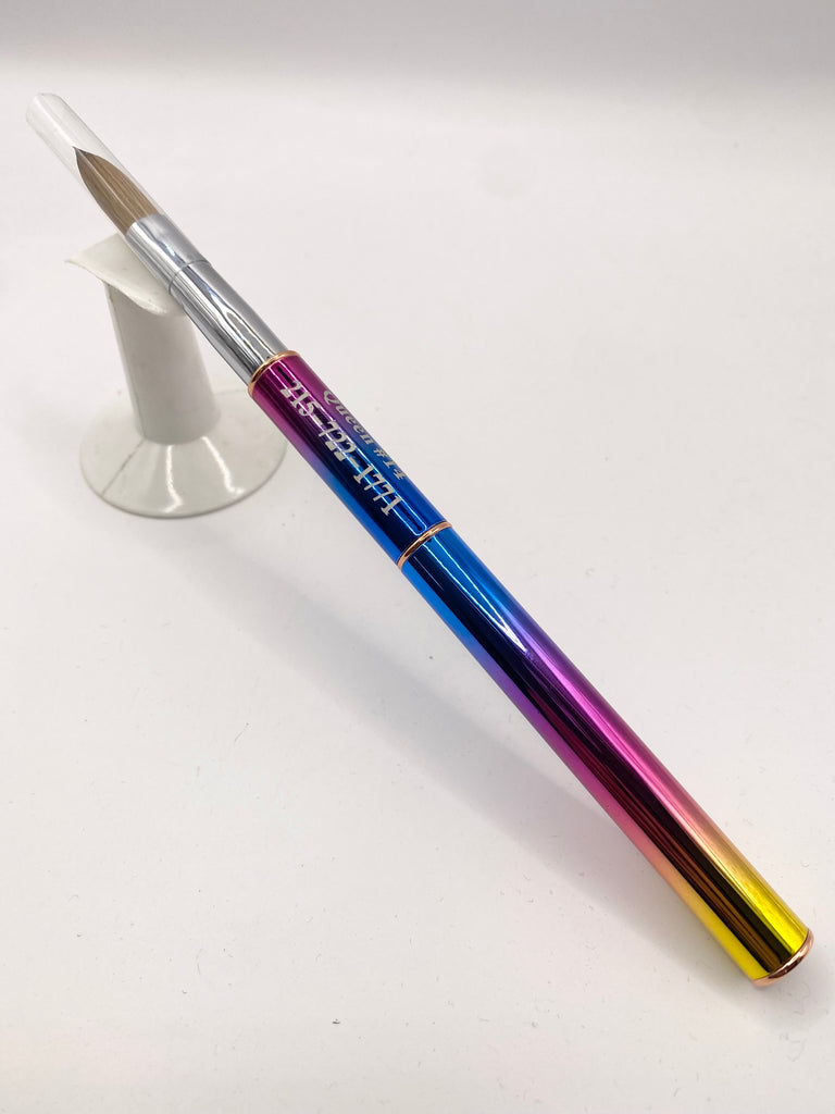 Queens Kolinsky Acrylic Brushes Unicorn Handle 14 (Pressed