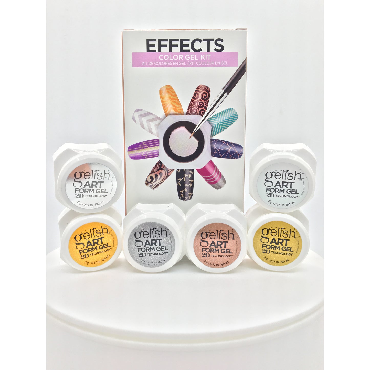 Gelish Art Form Gel 2D Effects Color Kit