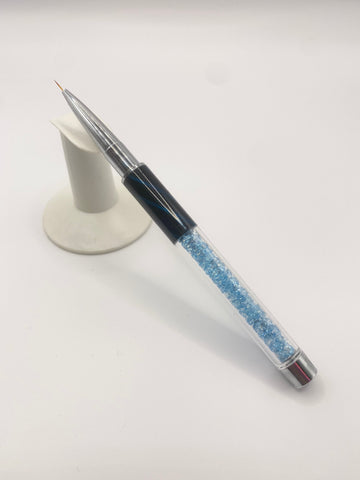Design Brushes - Crystal Handle (Sky Blue)