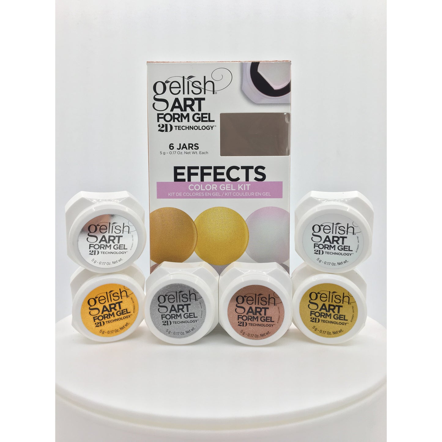Gelish Art Form Gel 2D Effects Color Kit