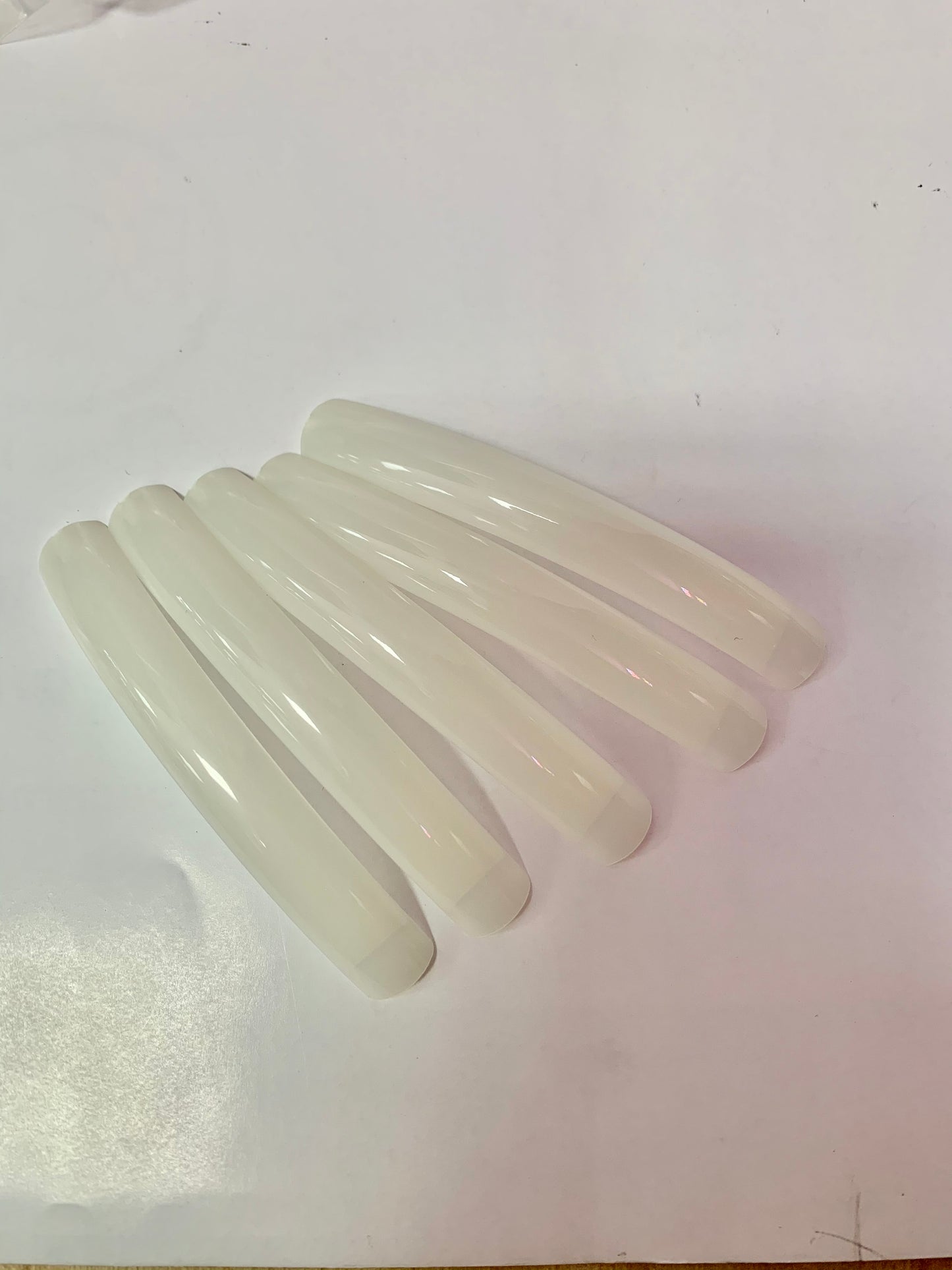 Queen - French Cover Extra Long Natural Tips 120pcs (Half-Moon)