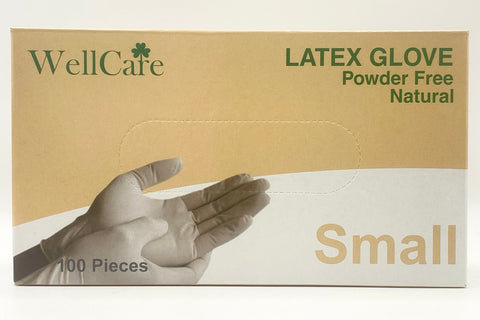 WellCare Latex Gloves - Small