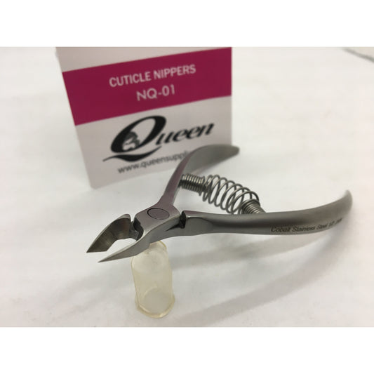Queens Cobalt Stainless Steel Nippers NQ-01 - 1/2 JAW