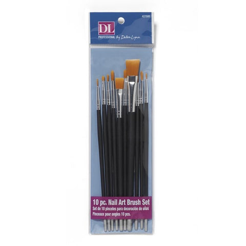 DL Professional - 10pc Nail Art Brush Set