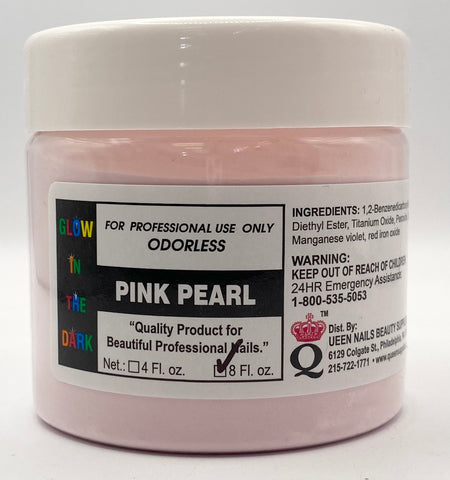 Glow In The Dark - Acrylic Powder - Pink Pearl 08oz