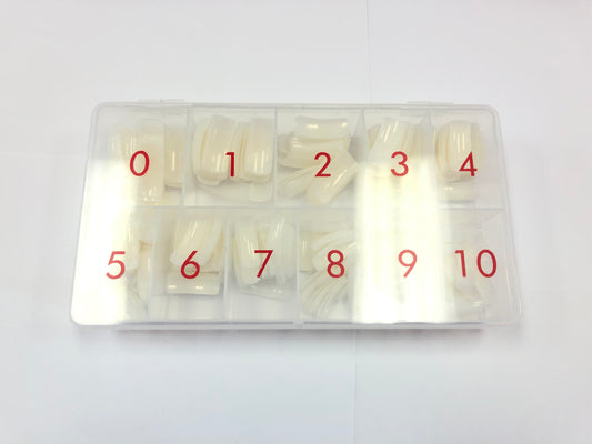 KM - Half-Cover Lamour Natural Tips 550pc