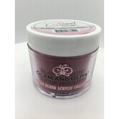 Glam And Glits - Color Blend Acrylic Powder - BL3045 Pretty Cruel 2oz