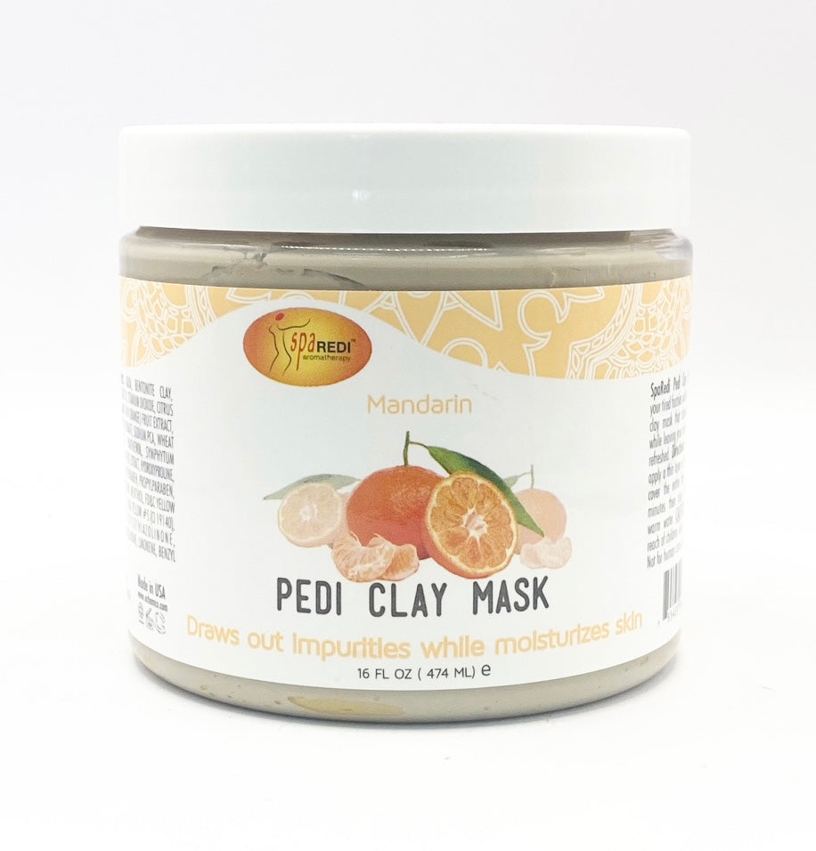Spa Redi - Clay Mask - Mandarin 16oz – Queen Nails & Beauty Supplies