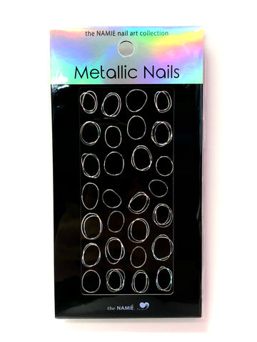 Sylphkiss - Metallic Nail Stickers - Msilver-008