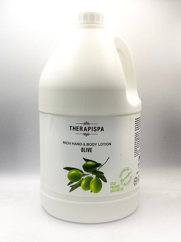 Therapispa - Rich Hand & Body Lotion - Olive 128oz (3.78L)