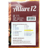 Allure Towels #81 - BRIGHT ORANGE 12″ x 12″(12pc)