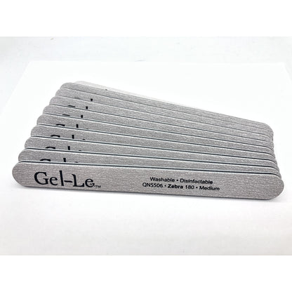Gel-Le - Zebra Files - QNS506 180/180 Grit (1pc)