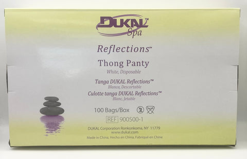 Dukal - Reflections Thong Panty Disposible (100 Bags/Box)