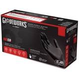 Gloveworks Black Nitrile Gloves - Large