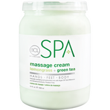 BCL Spa - Lemongrass + Green Tea - Massage Cream 64oz