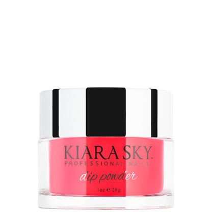 Kiara Sky - 101 Red Hot Glow 1oz(Glow Dip Powder)
