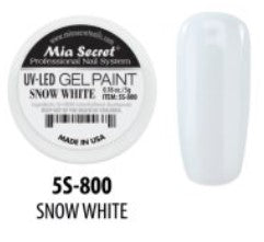 Mia Secret - Gel Paint - Snow White 0.18oz/5g