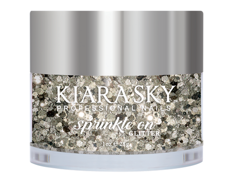 Kiara Sky Sprinkle On Glitter - SP201 Black Ice