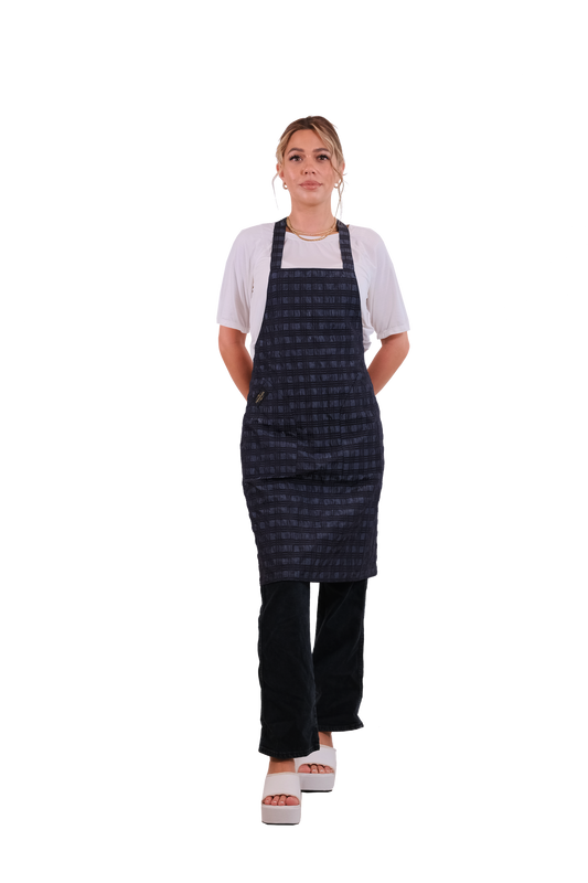 Therapispa - Apron Tie Strap Velcro  - Checker