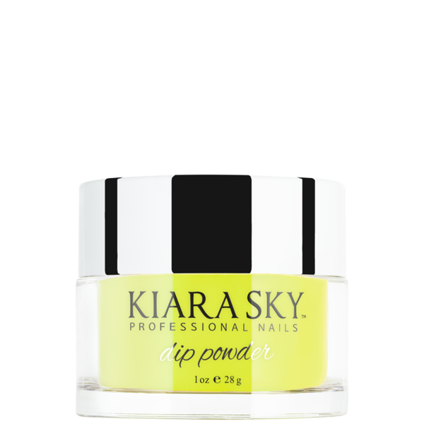 Kiara Sky - 112 Electric Yellow 1oz(Glow Dip Powder)