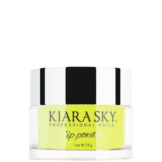 Kiara Sky - 112 Electric Yellow 1oz(Glow Dip Powder)